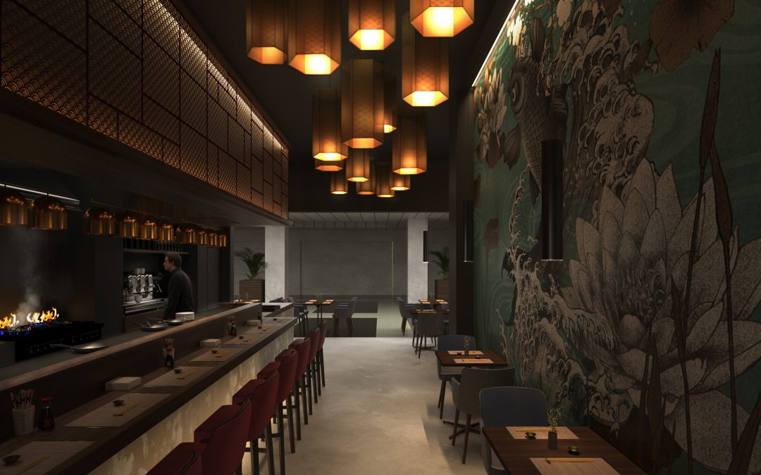 Estudio de interiorismo de restaurante